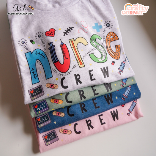 Nurse Crew Merch | Pink T-shirt