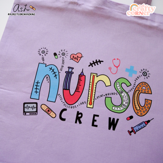 Nurse Crew Merch | Lavender Tote Bag