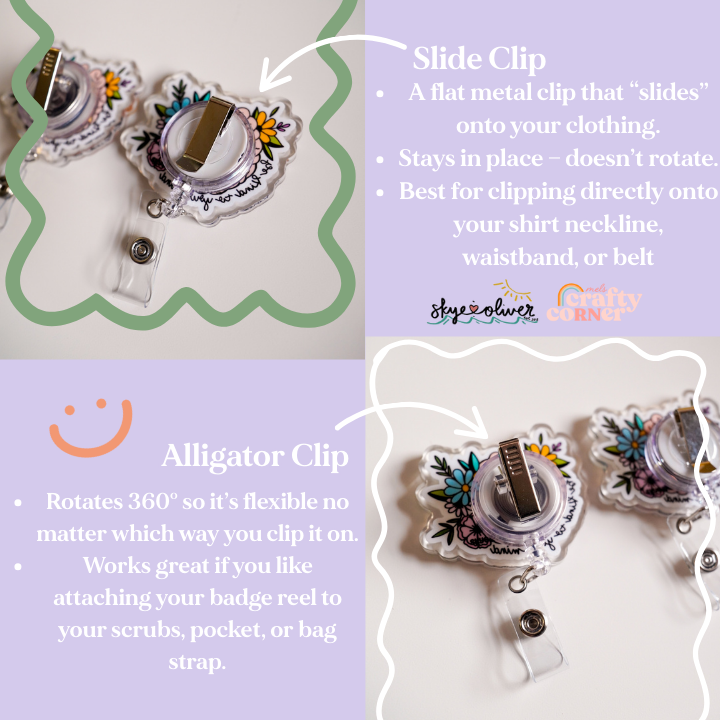 "Be Kind to Your Mind" Shaker Badge Reel | PRE-ORDER