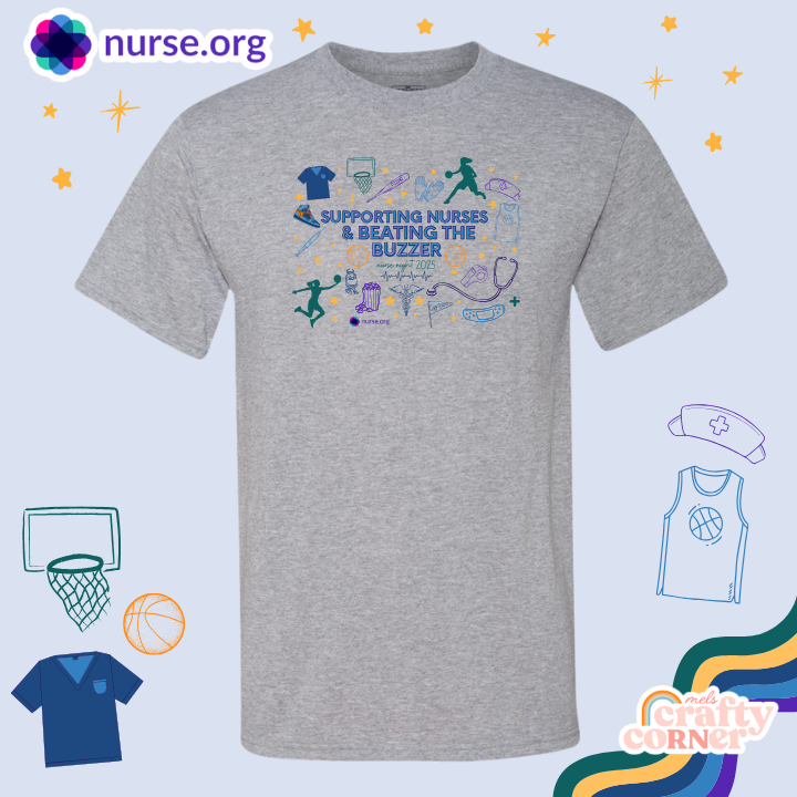 Men's Basketball NBA | Nurse.org Appreciation T-Shirt