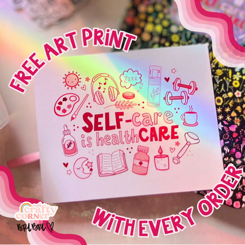 Self-Care is Healthcare Merch | Comfort Colors Tshirt ~ FULL COLOR