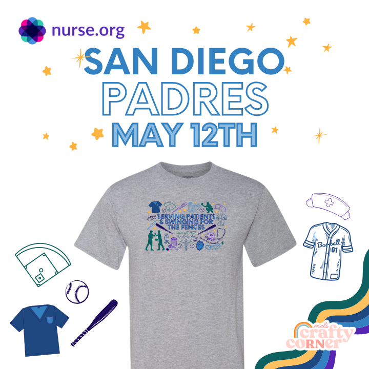 MLB San Diego Padres | Nurse.org Appreciation T-Shirt