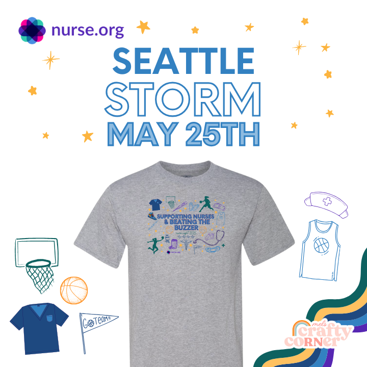 WNBA Seattle Storm | Nurse.org Appreciation T-Shirt