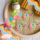Paw Print Sticker | Clear Colorful