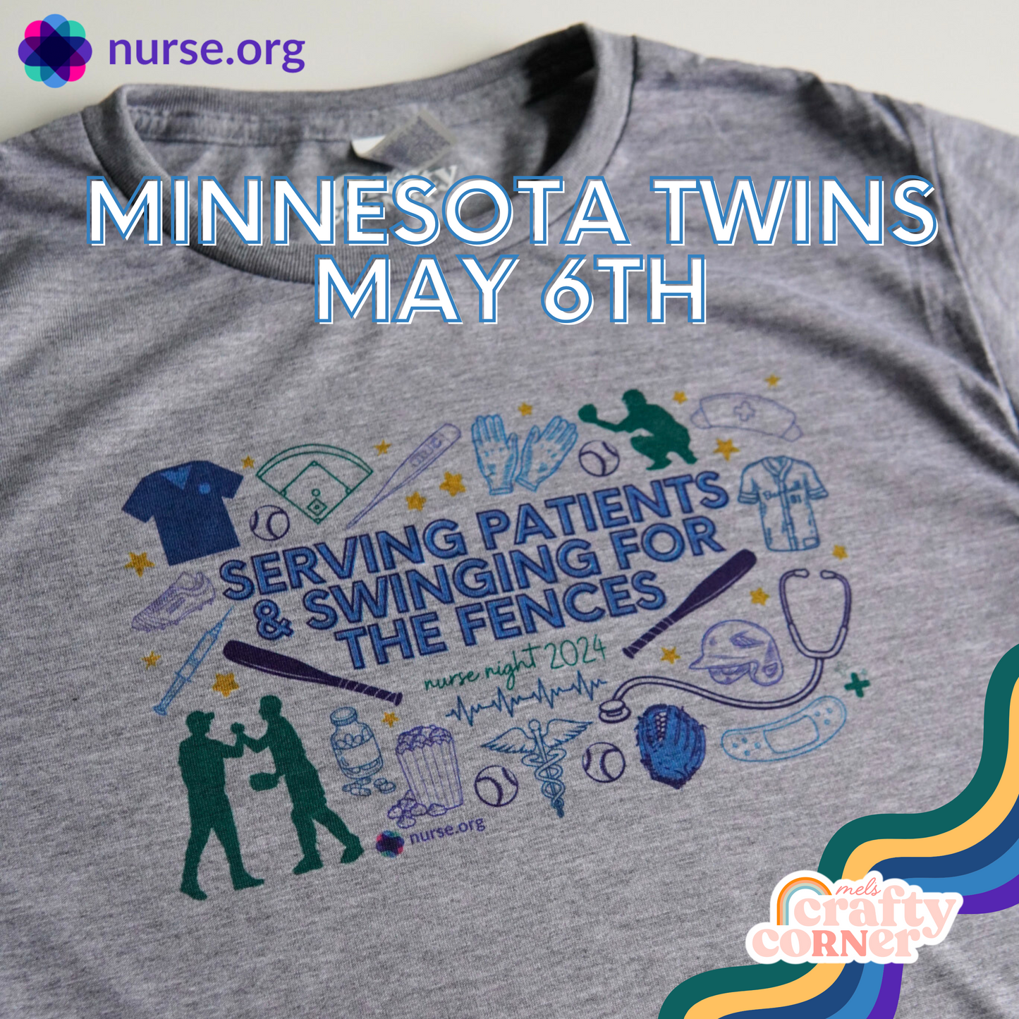 Twins | MLB Nurse.org Nurse Appreciation Night T-Shirt