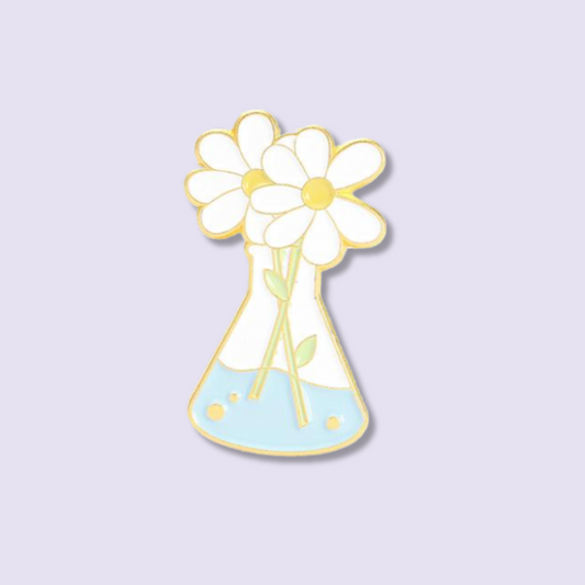 Flower Beaker | Enamel Pin