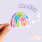 Rainbow Sticker | Matte Colorful