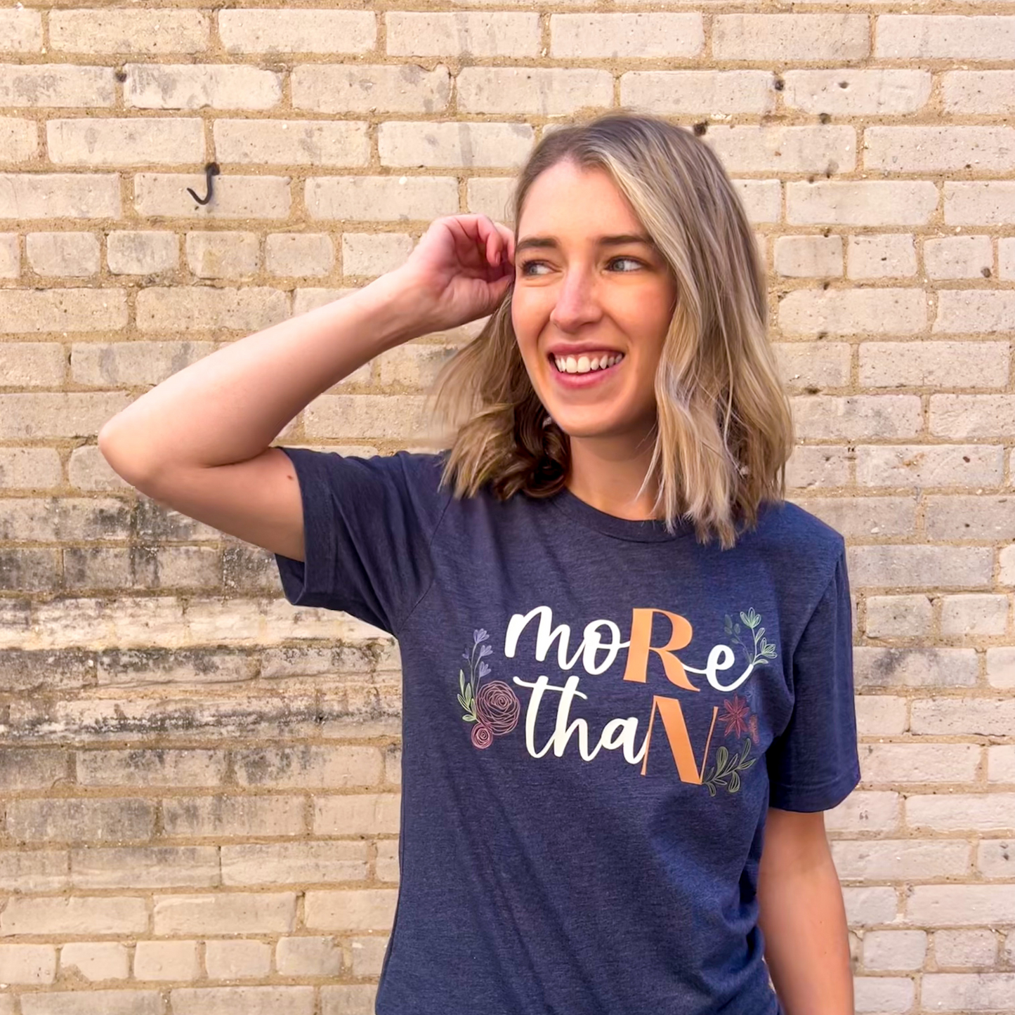 S | More Than Tee | Navy