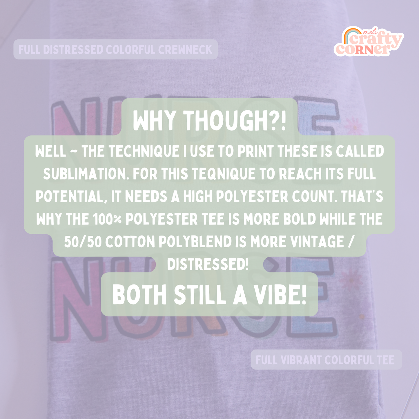 Colorful Nurse Crewneck | Limited Edition PRE-ORDER