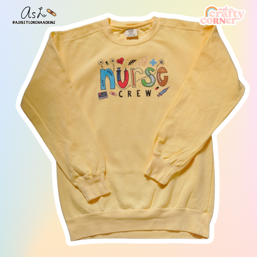 Nurse Crew Merch | Butter Crewneck