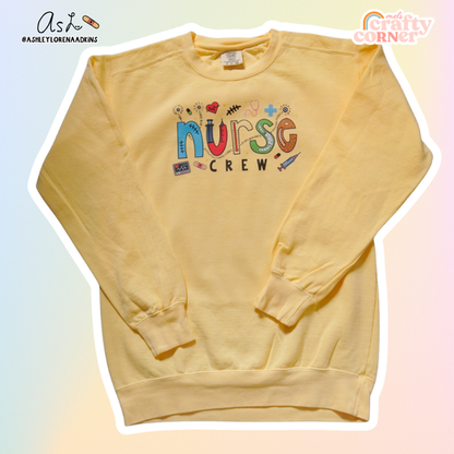 Nurse Crew Merch | Butter Crewneck