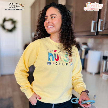 Nurse Crew Merch | Butter Crewneck