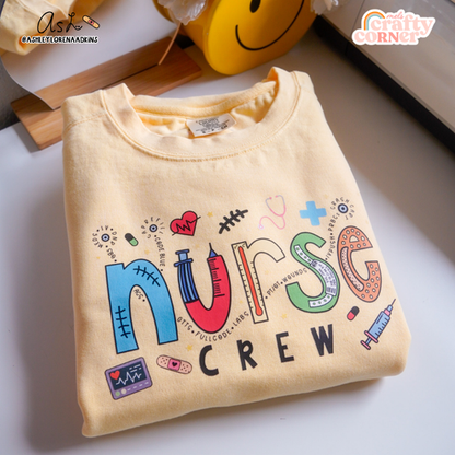 Nurse Crew Merch | Butter Crewneck
