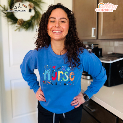 Nurse Crew Merch | Flo Blue Crewneck