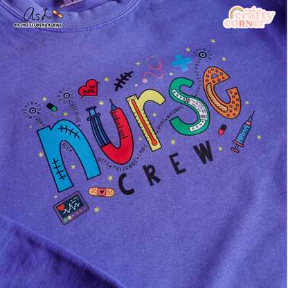 Nurse Crew Merch | Flo Blue Crewneck