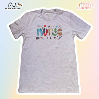 Nurse Crew Merch | Ash T-shirt