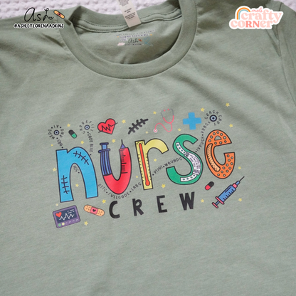 Nurse Crew Merch | Sage T-shirt
