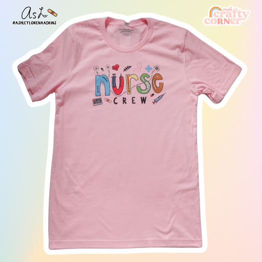 Nurse Crew Merch | Pink T-shirt