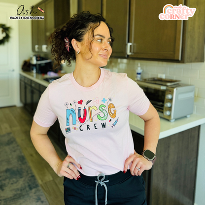 Nurse Crew Merch | Pink T-shirt