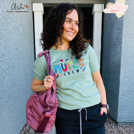Nurse Crew Merch | Sage T-shirt