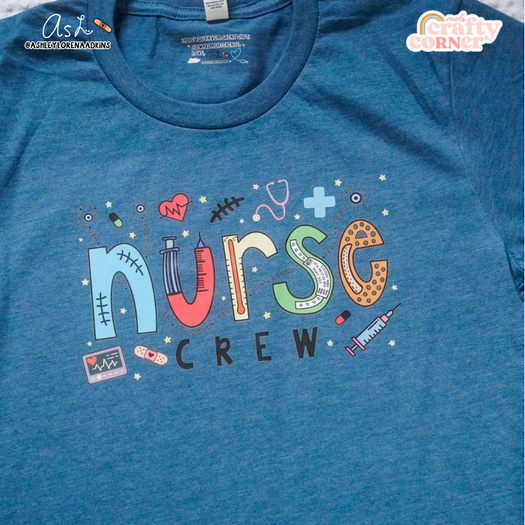 Nurse Crew Merch | Deep Teal T-shirt