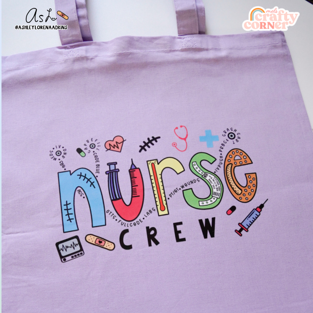Nurse Crew Merch | Lavender Tote Bag