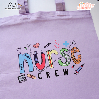 Nurse Crew Merch | Lavender Tote Bag