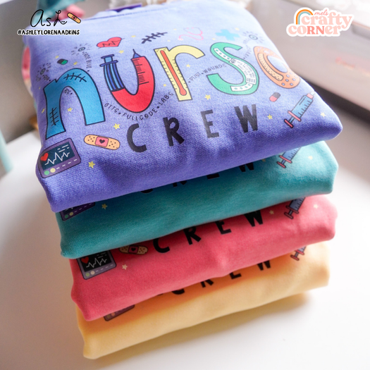 Nurse Crew Merch | Flo Blue Crewneck