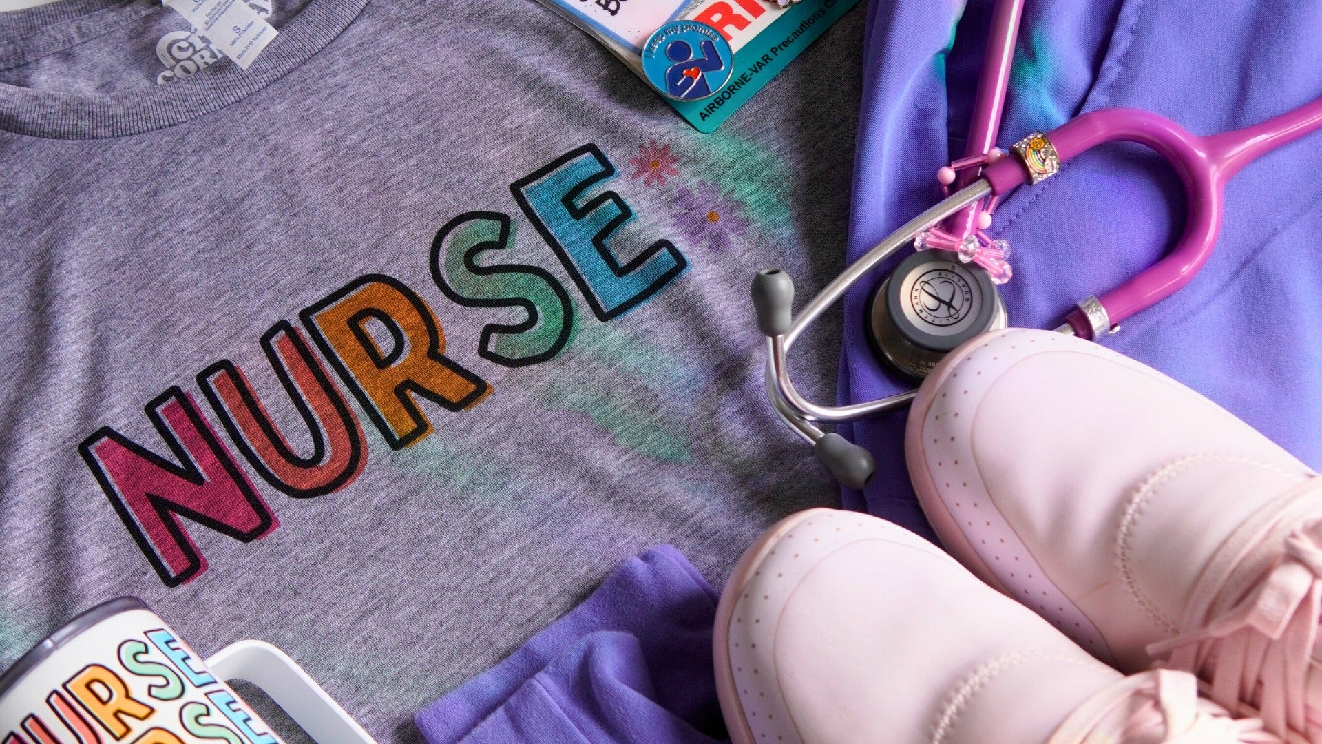 Collage of nurse apparel  | Mel's Crafty Corner