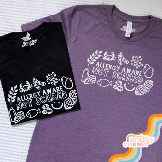 Allergy Aware Not Scared | Softest T-Shirt