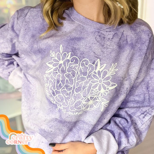 Be Kind to Your Mind Premium ColorBlast Crewneck product cover image