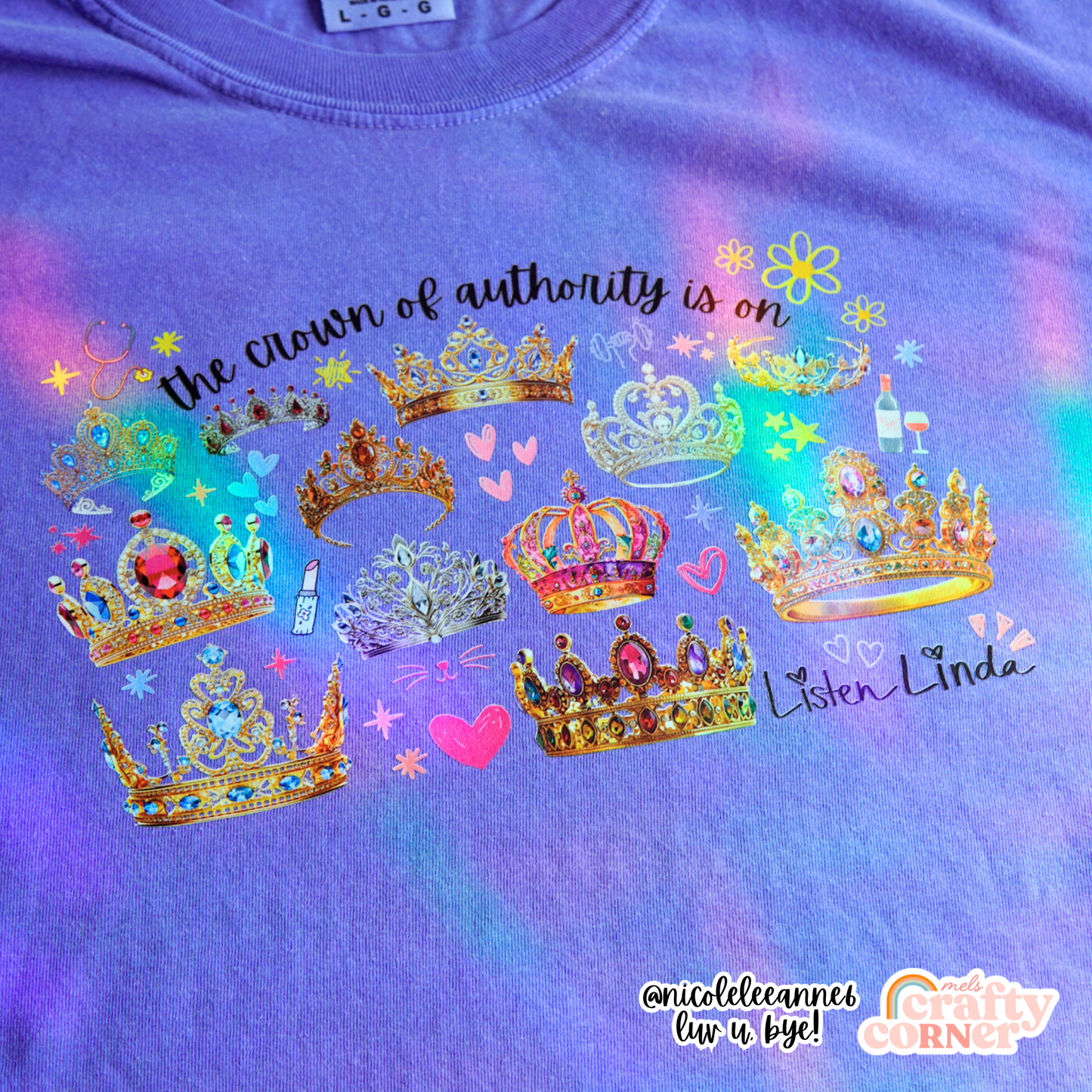 Crown Of Authority Merch | Flo Blue T-shirt