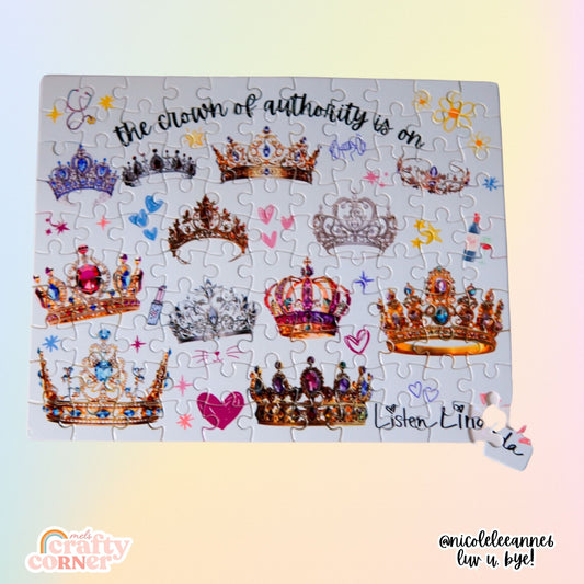 Crown of Authority jigsaw puzzle by Mel's Crafty Corner