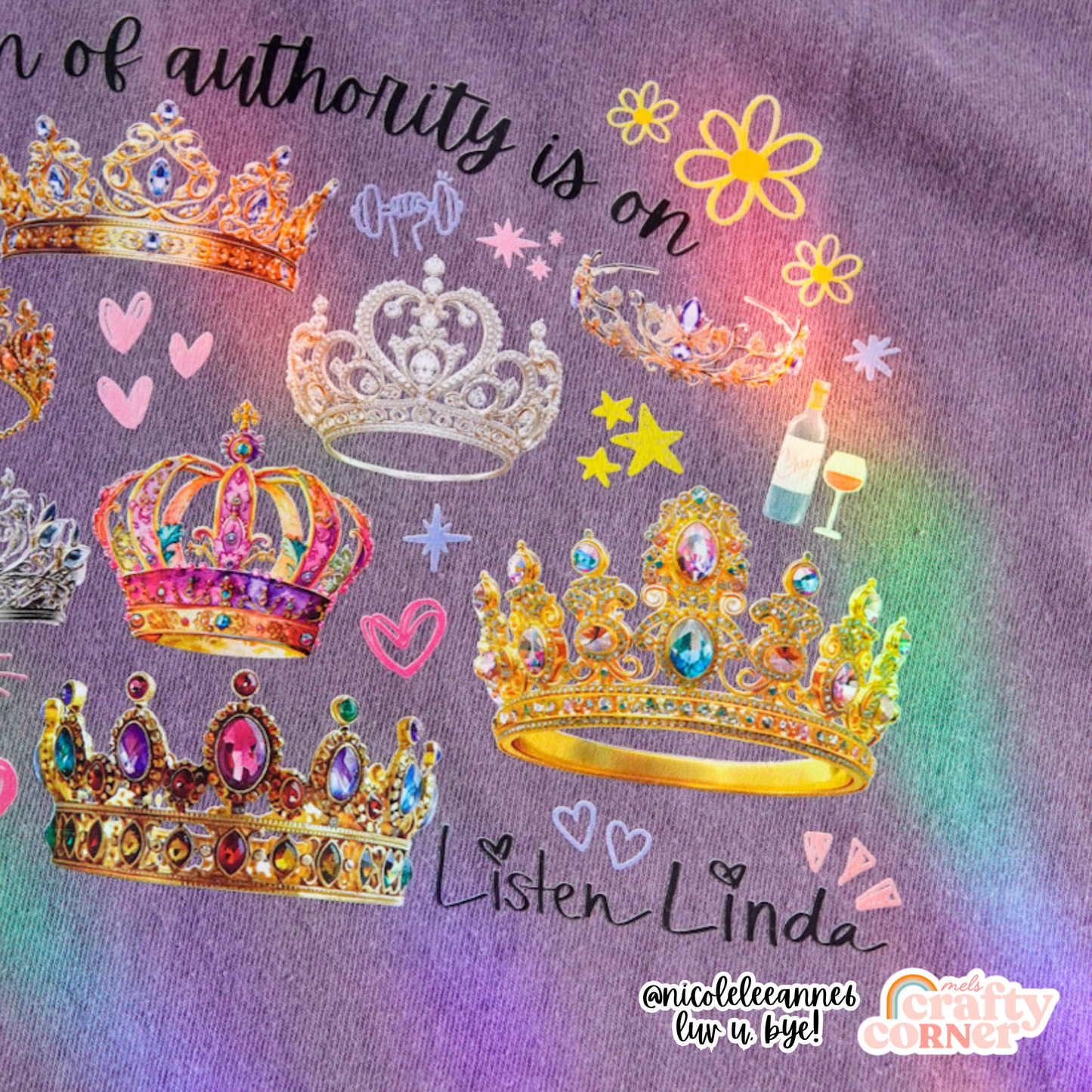 Crown Of Authority Merch | Wine T-shirt