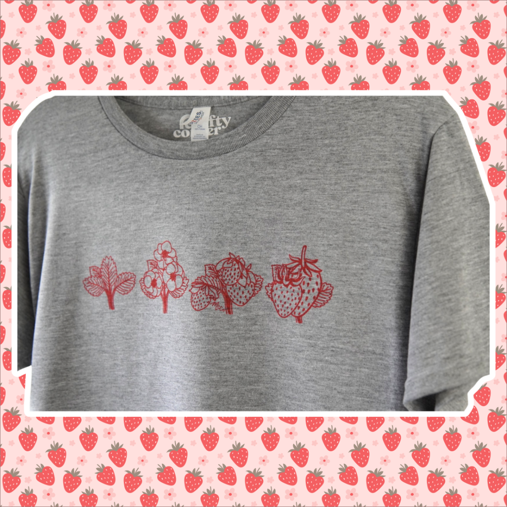 Strawberry Growth T-shirt | Ready To Ship