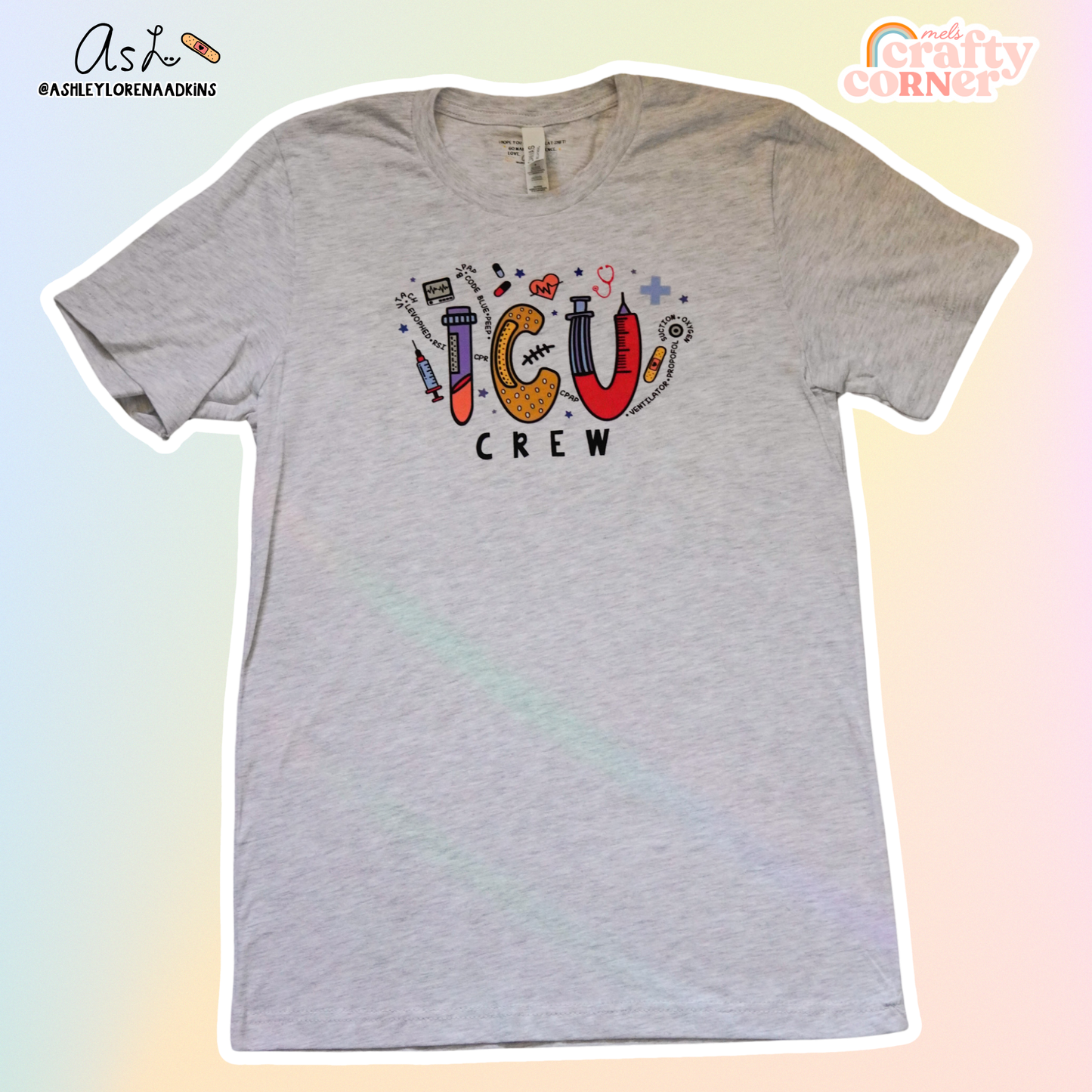 ICU Crew Merch | Ash T-shirt