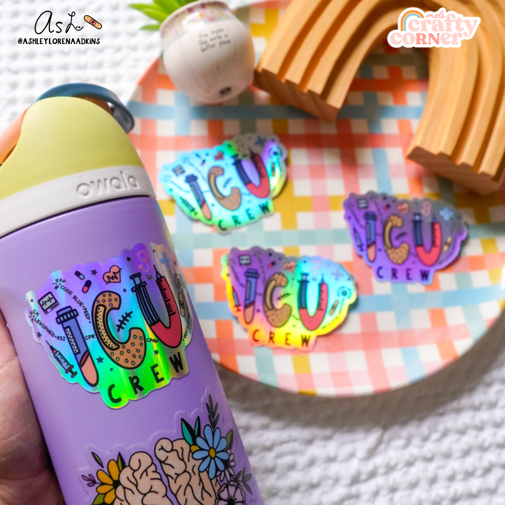 ICU Crew | Holographic Sticker