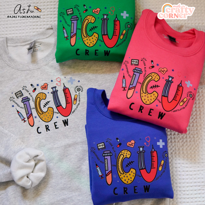 ICU Crew Merch | Royal Crewneck
