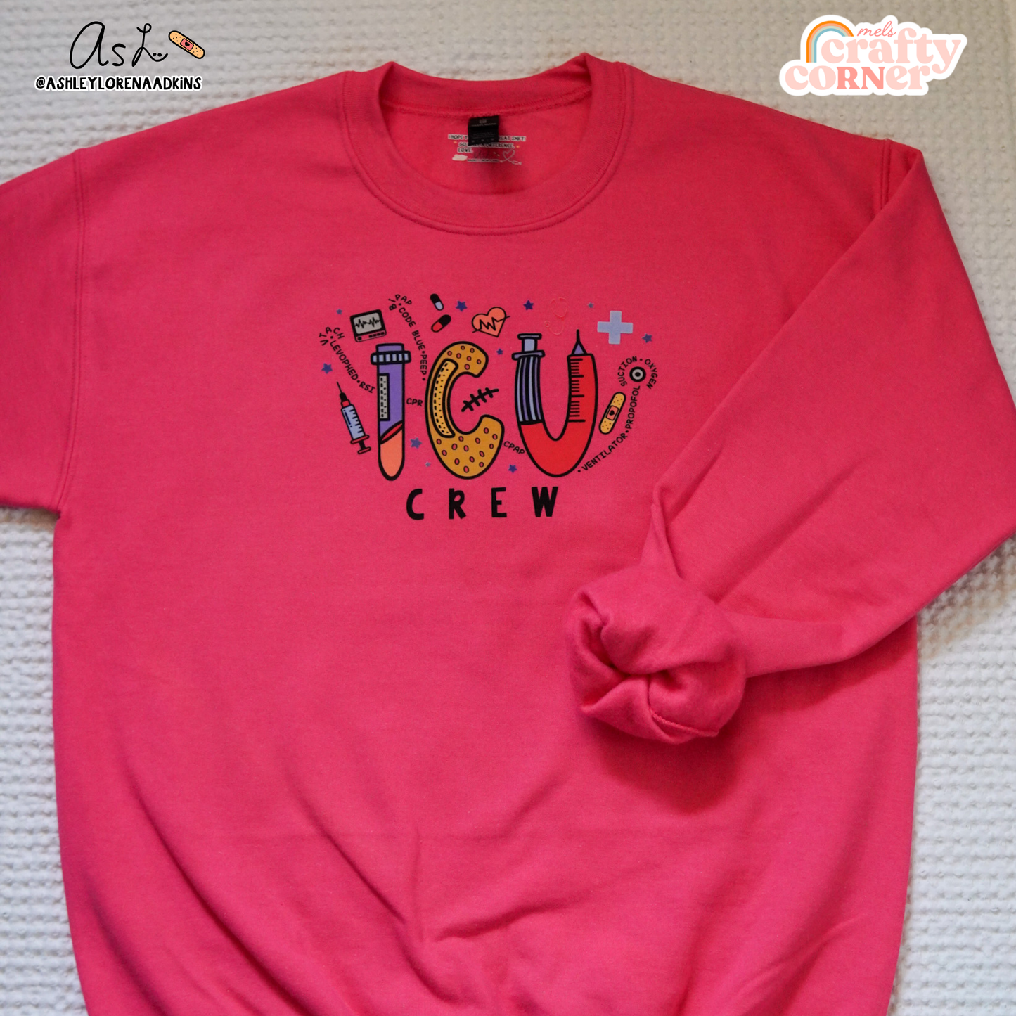 ICU Crew Merch | Heliconia Crewneck