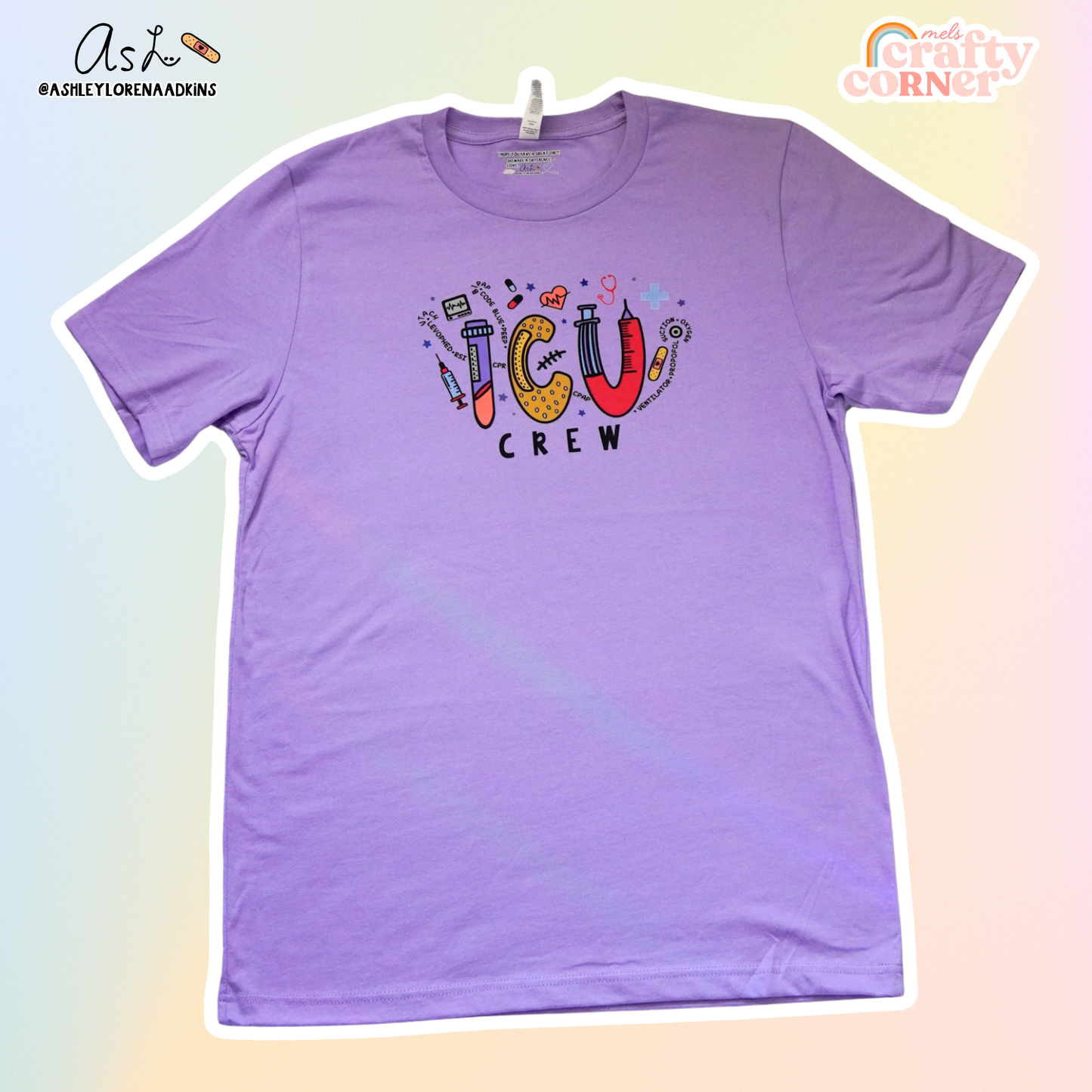 ICU Crew Merch | Dark Lavender T-shirt