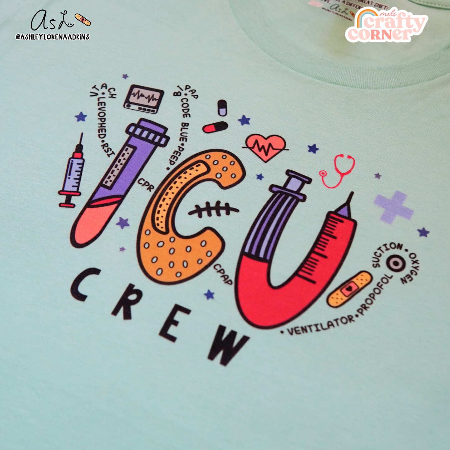 ICU Crew Merch | Mint T-shirt