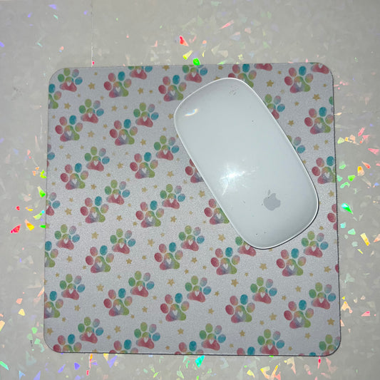 Paw Print Mouse Pad