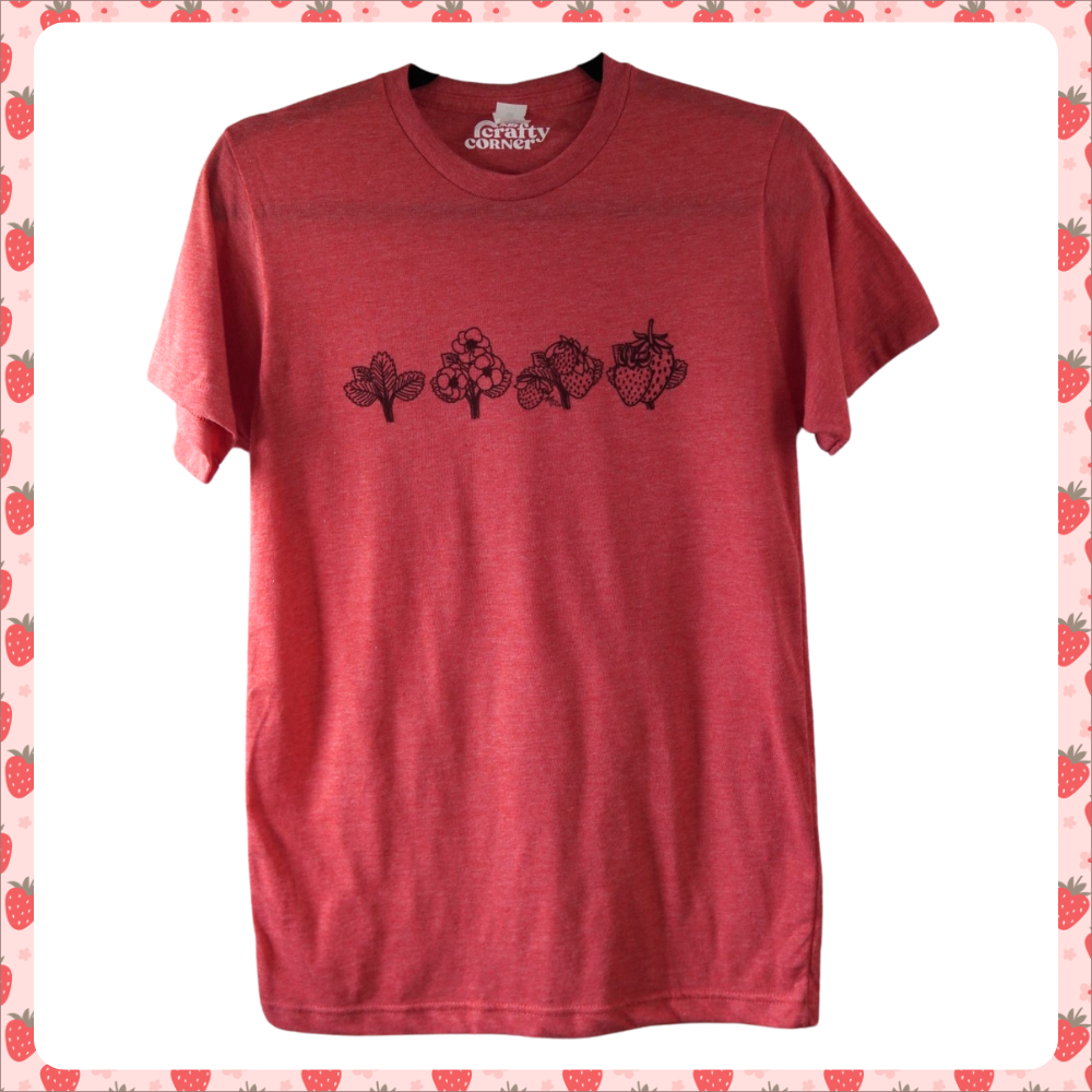 Strawberry Growth T-shirt | Ready To Ship