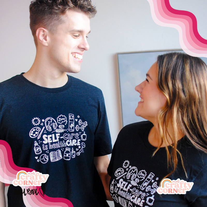 Self-Care Is Healthcare Merch | Bella Canvas T-Shirt ~ WHITE