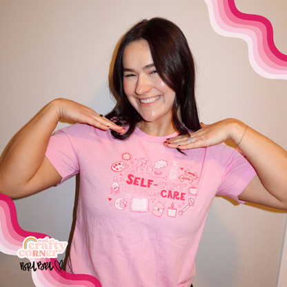 Self-Care is Healthcare Merch | Bella Canvas Tshirt ~ FULL COLOR