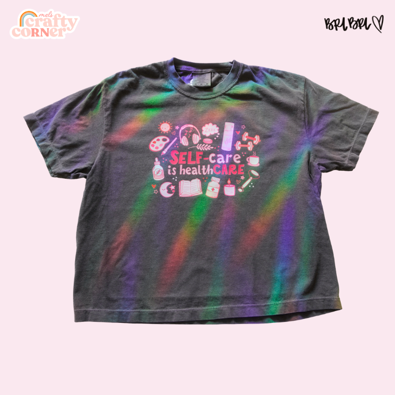 Self-Care is Healthcare Merch | Comfort Colors Tshirt ~ FULL COLOR