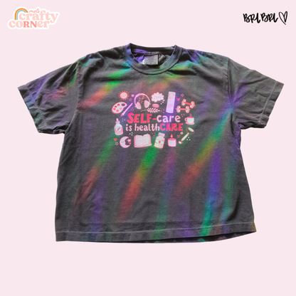 Self-Care is Healthcare Merch | Comfort Colors Tshirt ~ FULL COLOR
