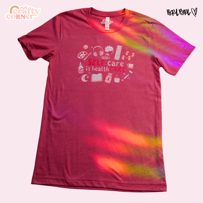 Self-Care is Healthcare Merch | Bella Canvas Tshirt ~ FULL COLOR