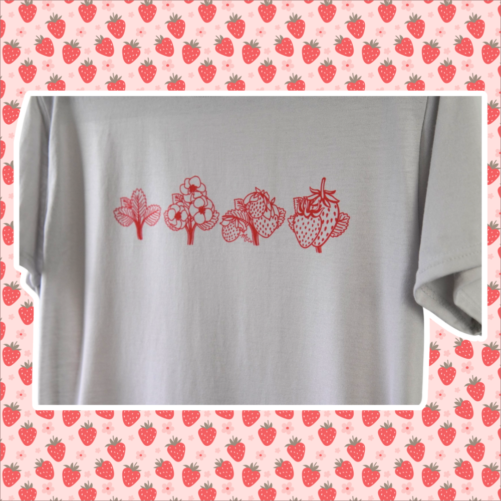 Strawberry Growth T-shirt | Ready To Ship