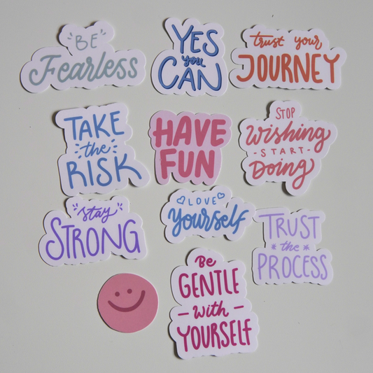 Motivation / Affirmation Sticker Pack